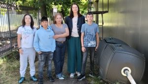 Со одржливо управување со органскиот отпад до чиста животна средина преку системот за селекција подготовка и селективно собирање на био отпад за компостирање во компостари во ООУ „Димо Хаџи Димов“
